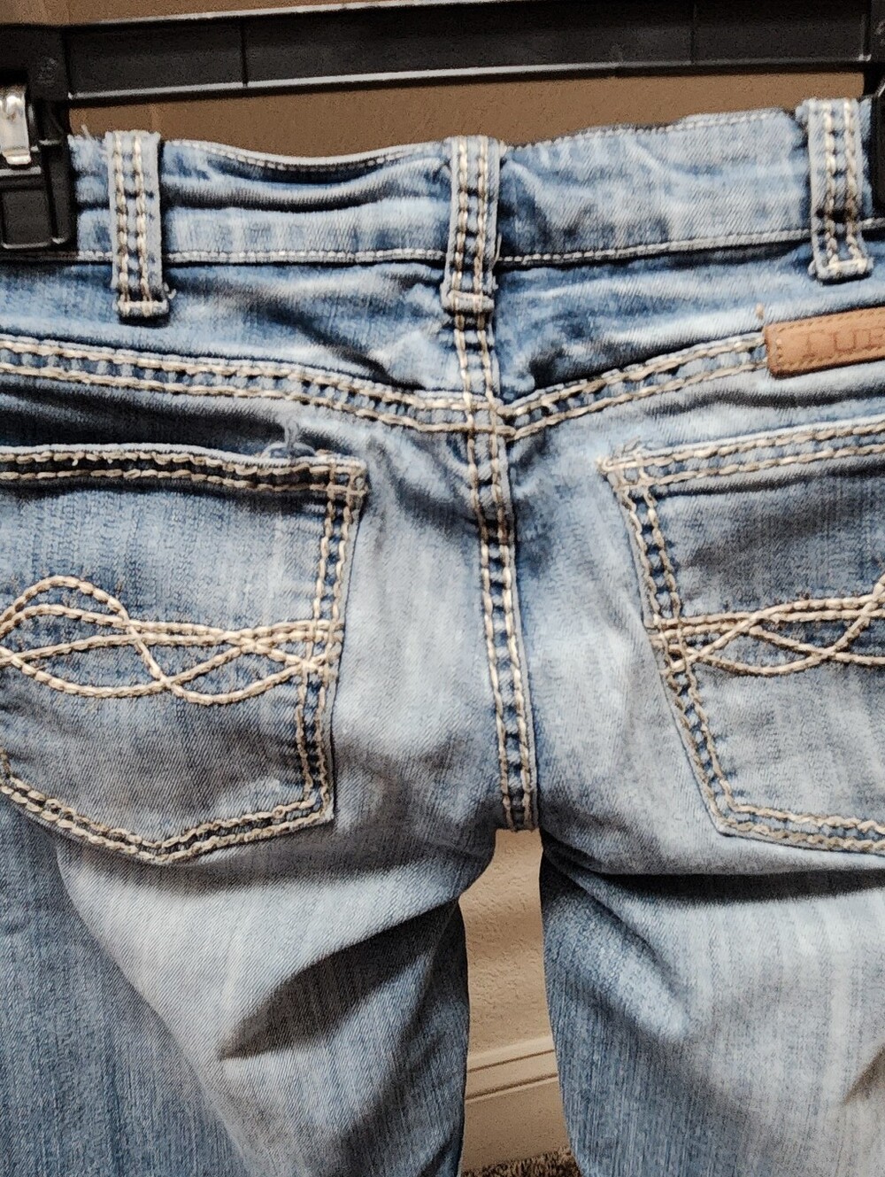 Cowgirl Tuff Light Blue Flare Jeans - Picture 5 of 10